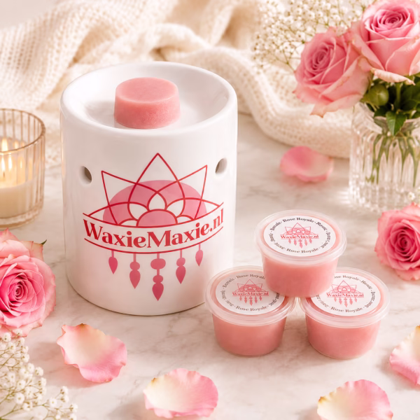 Waxmelts kenzie rose royale Breng een warme en luxe sfeer in huis met Rose Royale. Dit is voor mij echt zo’n geur die meteen een elegante en rustige uitstraling