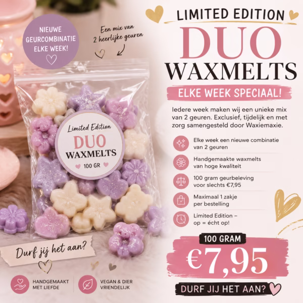 Limited Edition Duo Waxmelts | Elke Week een Nieuwe Geurcombinatie